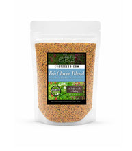 Load image into Gallery viewer, Tri-Clover by Eretz - Three Part Blend of Clovers Providing Beauty, Cover, and Natural Attractant. Premium Seed.